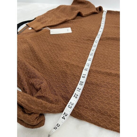 NWT BRAX FEEL GOOD Size 2XL Rick Crewneck Sweater Diamond Knit Merino/Silk - Picture 3 of 11